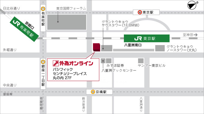 外為オンライン 東京都千代田区丸の内1-11-1 パシフィックセンチュリープレイス丸の内24F