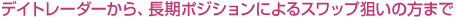 �f�C�g���[�_�[����A�����|�W�V�����ɂ��X���b�v�_���̕��܂�